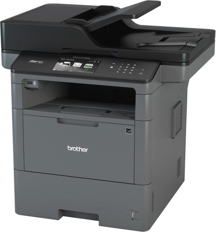 Brother Monochrome Laser Multifunction Printer, MFC-L6700DW, Advanced Duplex, Wireless Networking Capacity, 70-Page ADF Capacity Black,20.4" x 19.5" x 16.8" - Image 6