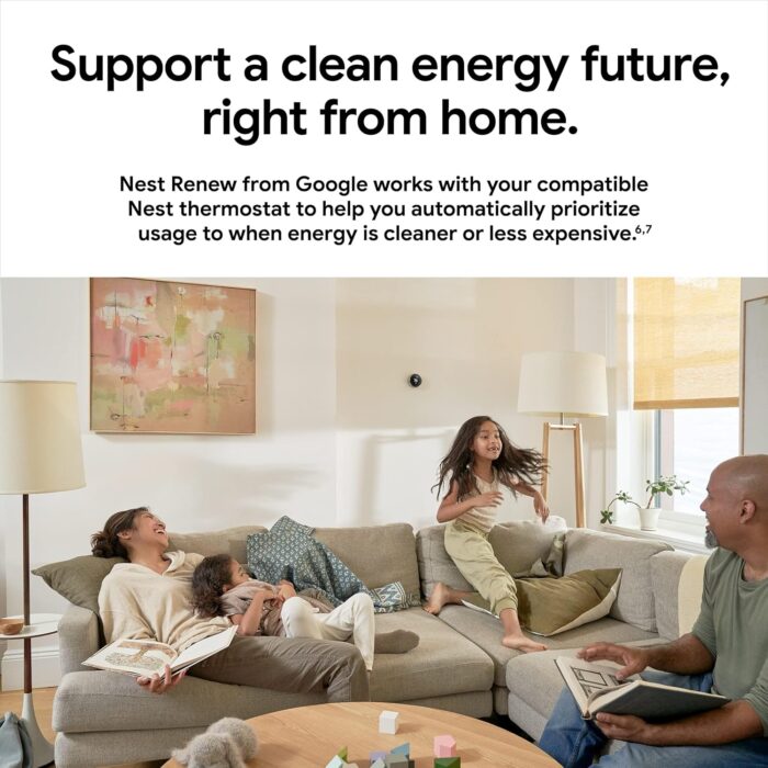 Google Nest Learning Thermostat - Programmable Smart Thermostat for Home - 3rd Generation- Works with Alexa - Black - Image 4
