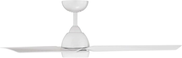 WAC Smart Fans Mocha Indoor and Outdoor 3-Blade Smart Home Ceiling Fan 54in Matte White with 3000K LED Light Kit and Remote Control works with Alexa and iOS or Android App - Image 6