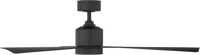 Lotus Smart Indoor and Outdoor 3-Blade Ceiling Fan 54in Matte Black with 3000K LED Light Kit and Remote Control works with Alexa, Google Assistant, Samsung Things, and iOS or Android App - Image 6
