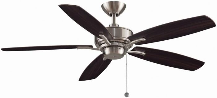Fanimation Aire Deluxe - 52 inch - Matte Greige with Weathered Wood Blades - Image 2