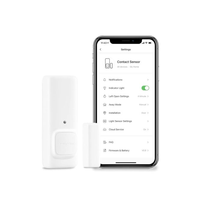 SwitchBot Door Alarm Contact Sensor - Smart Home Security Wireless Window Alarm and Door Sensor, Add SwitchBot Hub to Make it Compatible with Alexa