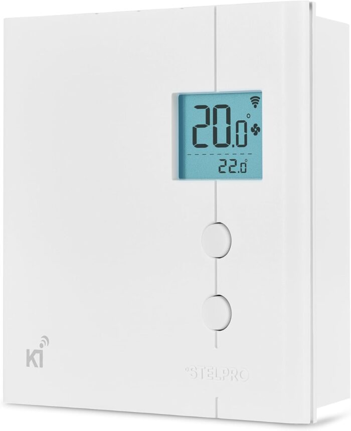 Z-Wave Plus KI STZW402WB+ Thermostat (White) for Electric Baseboards and Convectors