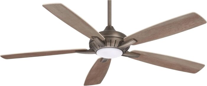 Minka Aire F1001-HBZ Dyno XL 60" Ceiling Fan with LED Light & Remote, Heirloom Bronze