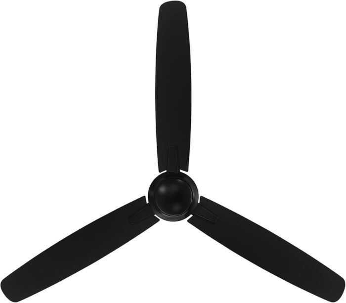 WAC Smart Fans Blitzen Indoor and Outdoor 3-Blade Smart Home Ceiling Fan 54in Matte Black with Remote Control works with Alexa and iOS or Android App (NO LED LIGHT KIT) - Image 7