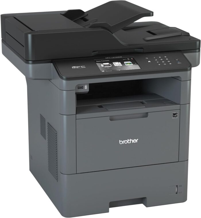 Brother Monochrome Laser Multifunction Printer, MFC-L6700DW, Advanced Duplex, Wireless Networking Capacity, 70-Page ADF Capacity Black,20.4" x 19.5" x 16.8" - Image 5