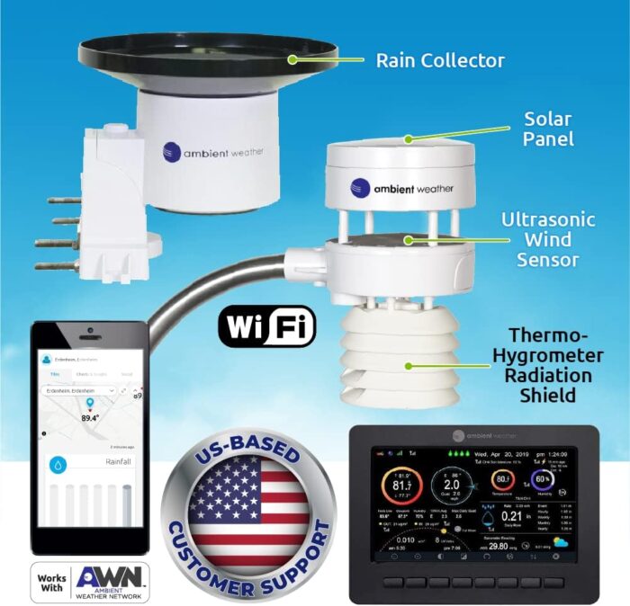 Ambient Weather WS-5000 Ultrasonic Smart Weather Station - Image 2