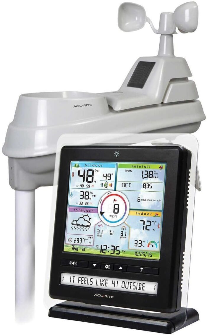 AcuRite Iris (5-in-1) Wireless Indoor/Outdoor Weather Station with Remote Monitoring Alerts for Weather Conditions (01536M) - Image 2