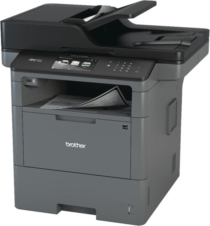 Brother Monochrome Laser Multifunction Printer, MFC-L6700DW, Advanced Duplex, Wireless Networking Capacity, 70-Page ADF Capacity Black,20.4" x 19.5" x 16.8" - Image 2