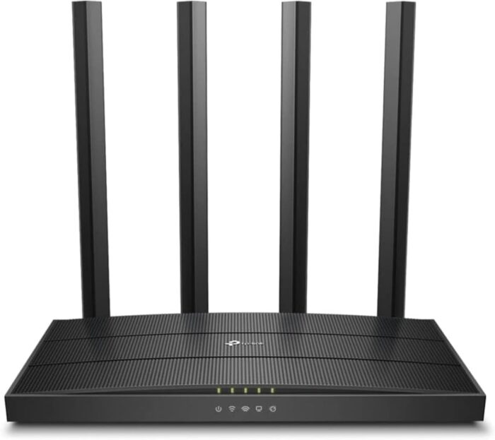 TP-Link AC1200 Gigabit WiFi Router (Archer A6) - Dual Band MU-MIMO Wireless Internet Router, 4 x Antennas, OneMesh and AP mode, Long Range Coverage