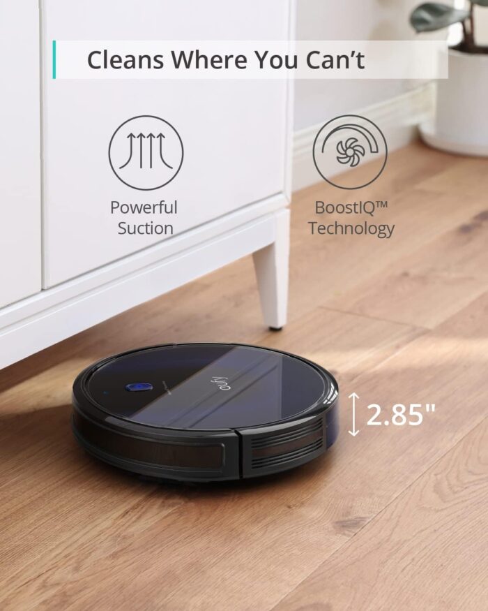 eufy Robot Vacuum 15C MAX, Wi-Fi Connected Robot Vacuum Cleaner, Super Thin, Max 2000pa Suction, Self-Charging Robotic Vacuum Cleaner - Image 4