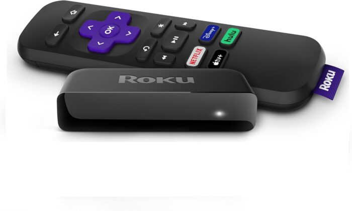 Roku Premiere | HD/4K/HDR Streaming Media Player, Simple Remote and Premium HDMI Cable, Black