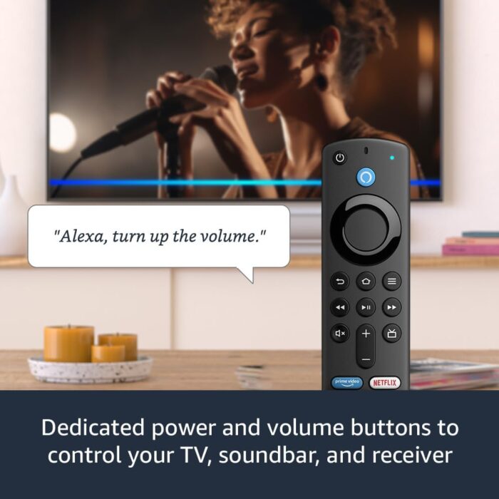 Amazon Fire TV Stick, sharp picture quality, fast streaming, free & live TV, Alexa Voice Remote with TV controls - Image 3