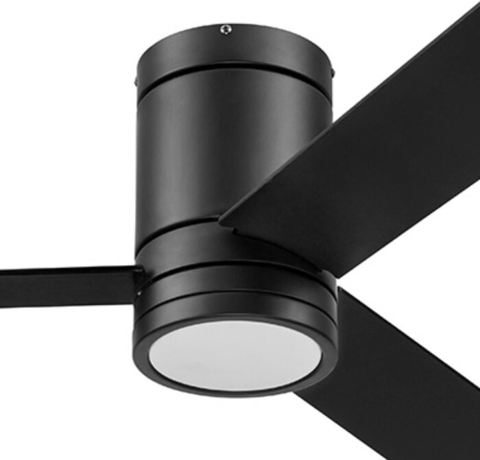 Prominence Home Espy Modern 52 Inch Ceiling Fan with Light, LED, Remote Control, Flush Mount Indoor Fan with 3 Blades, Matte Black and Honey Birch Blade Finish Options, Matte Black (51464-01) - Image 13