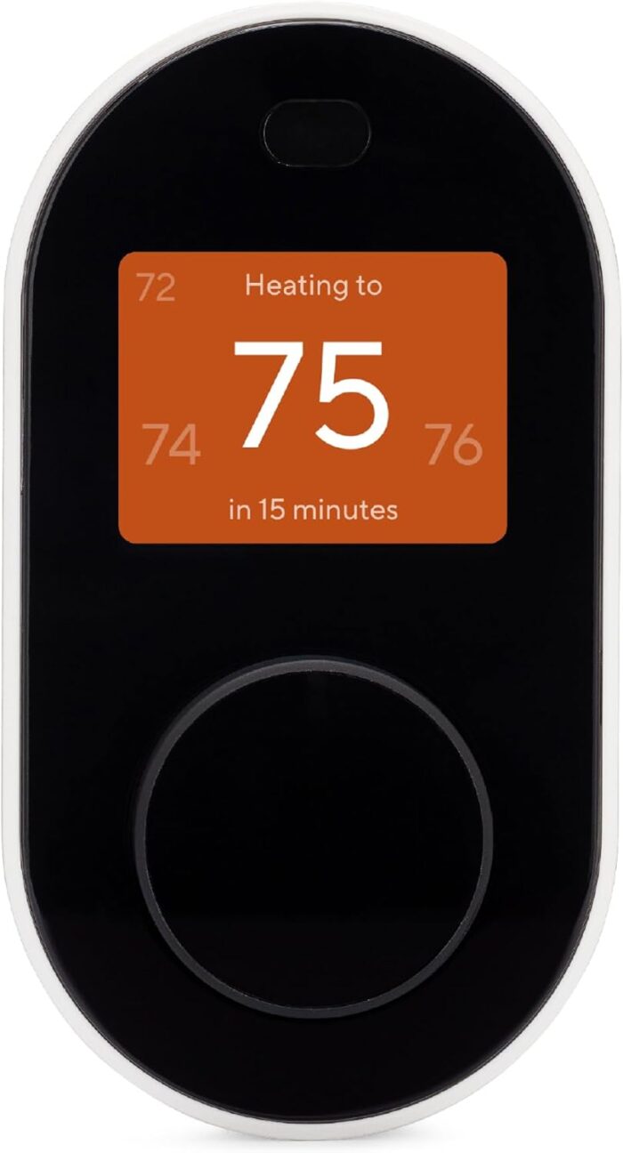 Wyze Programmable Smart WiFi Thermostat for Home with App Control, Energy Saving, Easy Installation, Works with Alexa and Google Assistant, Black