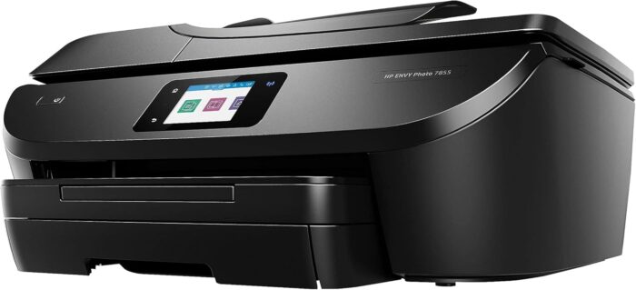 HP ENVY Photo 7855 All in One color Photo Printer with Wireless Printing, HP Instant Ink ready, Works with Alexa (K7R96A)