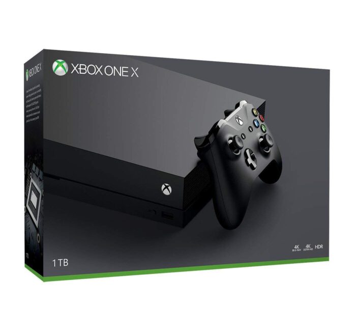 Microsoft Xbox One X 1TB Console with Wireless Controller: Enhanced, HDR, Native 4K, Ultra HD (2017 Model) (Renewed)