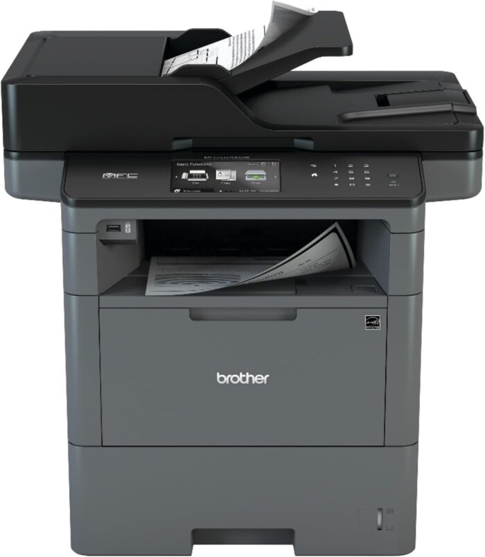 Brother Monochrome Laser Multifunction Printer, MFC-L6700DW, Advanced Duplex, Wireless Networking Capacity, 70-Page ADF Capacity Black,20.4" x 19.5" x 16.8"