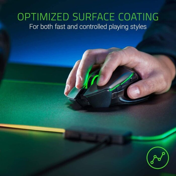 Razer Firefly Hard V2 RGB Gaming Mouse Pad: Customizable Chroma Lighting, Built-in Cable Management, Balanced Control & Speed, Non-Slip Rubber Base - Image 7