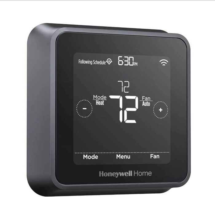 Honeywell Home RCHT8612WF T5 Plus Wi-Fi Touchscreen Smart Thermostat with 7 Day Flexible Programming and Geofencing Technology Black - Image 2