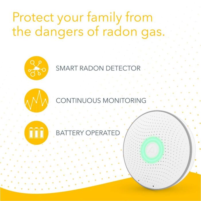 Airthings 2950 Wave Radon - Smart Radon Detector with Humidity & Temperature Sensor – Easy-to-Use – Accurate – No Lab Fees – Battery Operated - Free App - Image 6