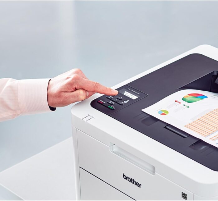 Brother HL-L3230CDW Compact Digital Color Printer Providing Laser Printer Quality Results with Wireless Printing and Duplex Printing, Amazon Dash Replenishment Ready, White - Image 7