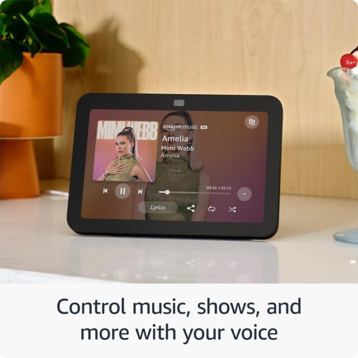 Amazon Echo Show 8 (newest model), With Spatial Audio, Smart Home Hub, and Alexa, Charcoal - Image 3