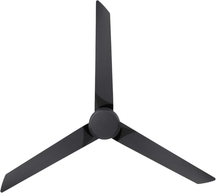 Roboto Smart Indoor and Outdoor 3-Blade Ceiling Fan 62in Matte Black with Remote Control works with Alexa, Google Assistant, Samsung Things, and iOS or Android App - Image 7