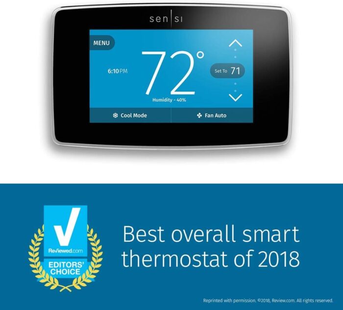 Emerson Sensi Touch Wi-Fi Thermostat for Multiple Thermostat Manager, 6-Pack,Black - Image 14