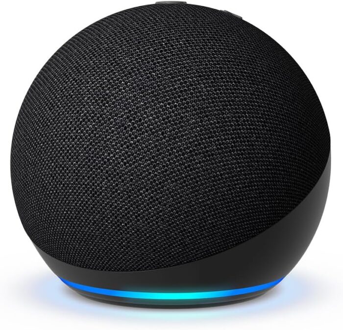 Amazon Echo Dot (newest model), Vibrant sounding Alexa speaker, Great for bedrooms, dining rooms and offices, Charcoal - Image 2