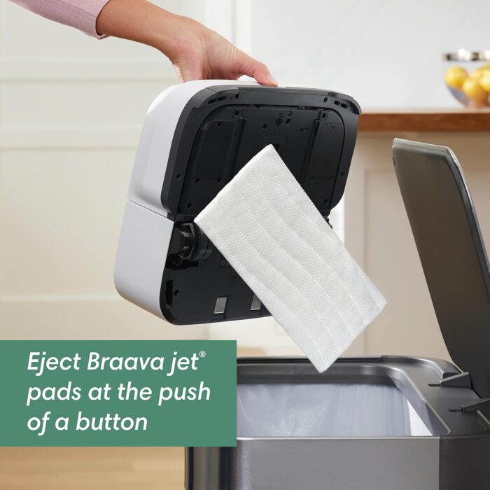 iRobot Braava Jet M6 (6110) Ultimate Robot Mop- Wi-Fi Connected, Precision Jet Spray, Smart Mapping, Works with Alexa, Ideal for Multiple Rooms, Recharges and Resumes, White - Image 12