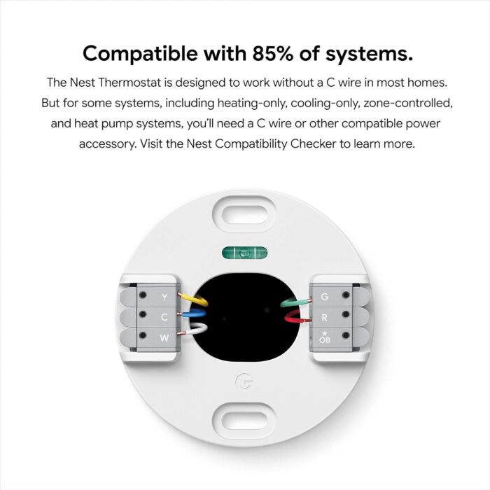 Google Nest Thermostat - Smart Thermostat for Home - Programmable Wifi Thermostat - Charcoal - Image 2