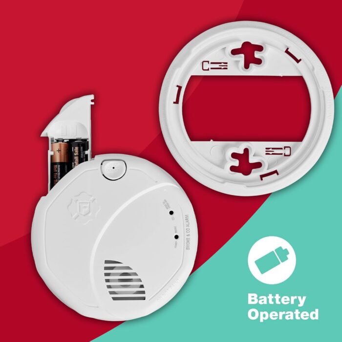 First Alert Battery Powered Z-Wave Smoke Detector & Carbon Monoxide Alarm, Works with Ring Alarm Base Station, 2nd Generation - Image 3