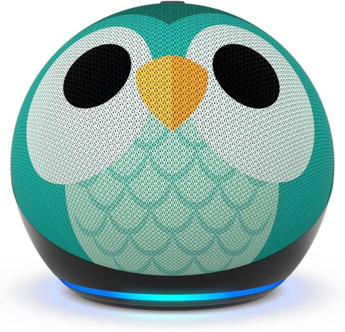 Amazon Echo Dot Kids (newest model), Designed for kids, with parental controls, Includes 1 Year of Amazon Kids+, Owl - Image 2