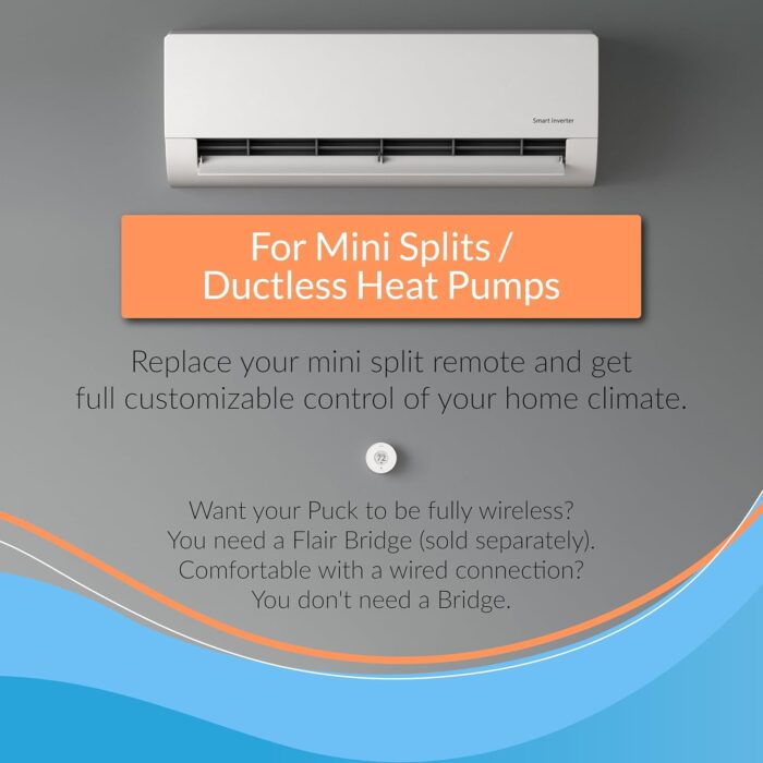 Flair Puck Wireless Thermostat Companion Product to Flair Smart Vents or a standalone Mini Split Controller - Image 2