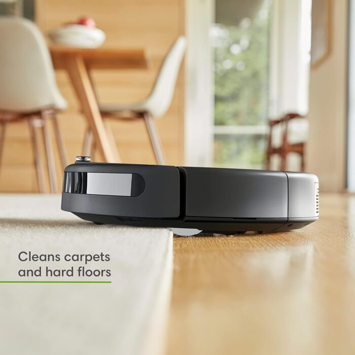 iRobot Roomba Vac Robot Vacuum (Q0120) - Easy to use, Power-Lifting Suction, Multi-Surface Cleaning, Smart Navigation Cleans in Neat Rows, Self-Charging, Alexa, 675 - Image 8