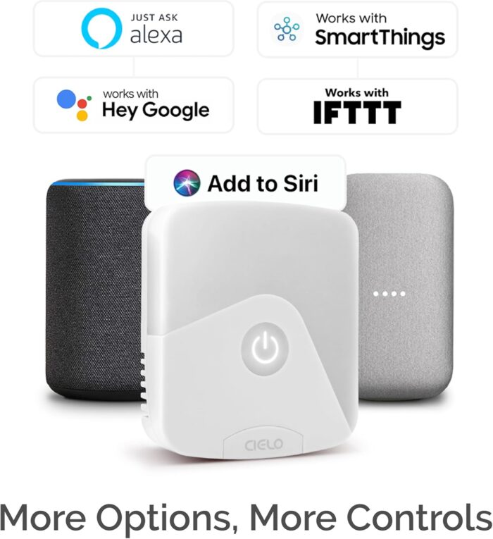 Breez Eco | Smart AC Controller for Mini Split, Window, Portable ACS | WiFi, Alexa, Google, Siri Shortcuts, SmartThings, IFTTT, Free App, NO Subscriptions | Schedules, Geofencing, Comfy (White) - Image 6
