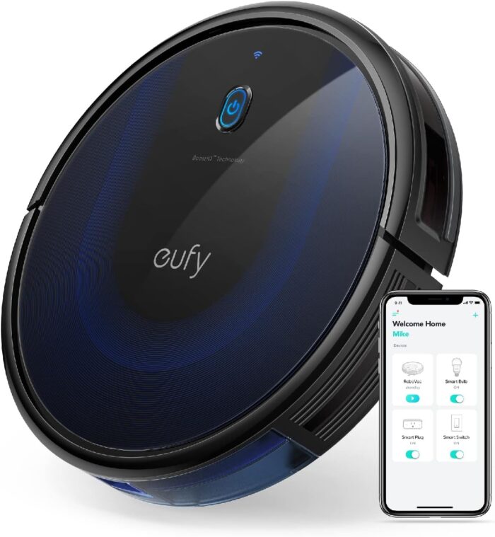 eufy Robot Vacuum 15C MAX, Wi-Fi Connected Robot Vacuum Cleaner, Super Thin, Max 2000pa Suction, Self-Charging Robotic Vacuum Cleaner