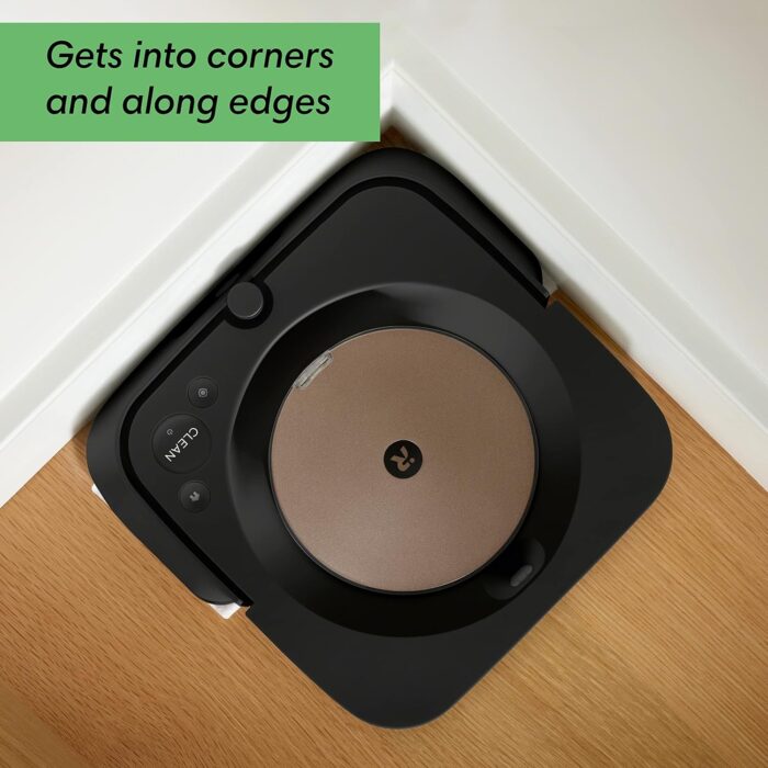 iRobot Braava Jet m6 (6012) Ultimate Robot Mop- Wi-Fi Connected, Precision Jet Spray, Smart Mapping, Works with Alexa, Ideal for Multiple Rooms, Recharges and Resumes, Black - Image 10