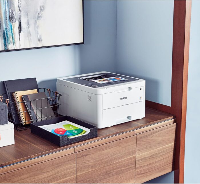 Brother HL-L3210CW Compact Digital Color Printer Providing Laser Printer Quality Results with Wireless - Image 2