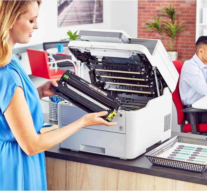 Brother MFC-L3710CW Compact Digital Color All-in-One Printer Providing Laser Printer Quality Results with Wireless, Amazon Dash Replenishment Ready - Image 8