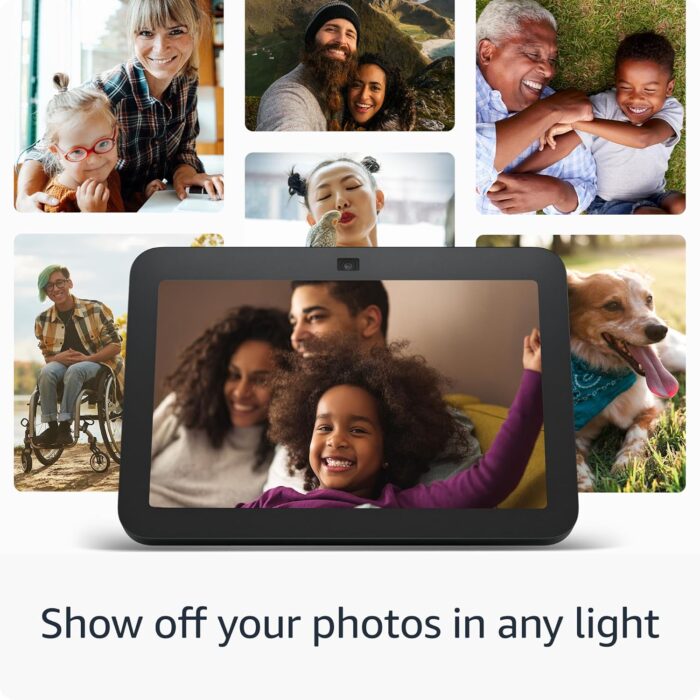 Amazon Echo Show 8 (newest model), With Spatial Audio, Smart Home Hub, and Alexa, Charcoal - Image 6