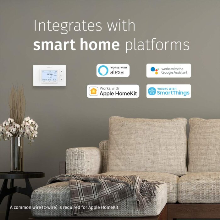 Emerson Sensi Wi-Fi Smart Thermostat for Smart Home, Pro Version, Works with Alexa, Energy Star Certified - Image 3