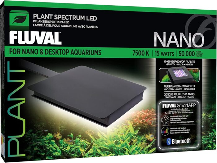 Fluval Plant Nano LED Aquarium Lighting with Bluetooth, 15 Watts