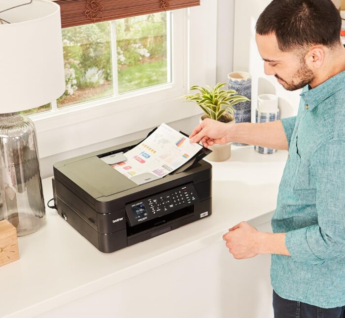 Brother Wireless All-in-One Inkjet Printer, MFC-J491DW, Multi-function Color Printer, Duplex Printing, Mobile Printing,Amazon Dash Replenishment Enabled, Black, 8.5 (MFCJ491DW) - Image 9