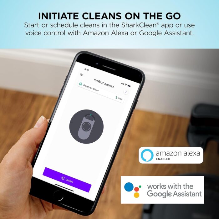 Shark AV752 ION Robot Vacuum, Tri-Brush System, Wifi Connected, 120 Min Runtime, Works with Alexa, Multi Surface Cleaning, White - Image 7
