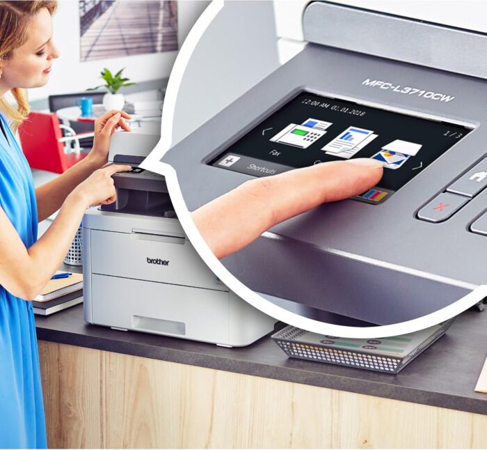 Brother MFC-L3710CW Compact Digital Color All-in-One Printer Providing Laser Printer Quality Results with Wireless, Amazon Dash Replenishment Ready - Image 5