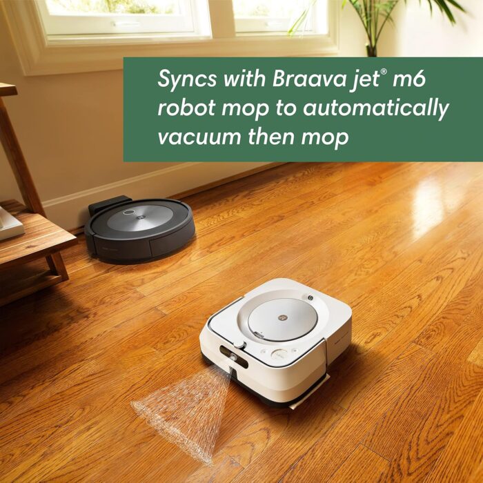 iRobot Roomba j7 (7150) Wi-Fi Connected Robot Vacuum - Identifies and avoids Obstacles Like pet Waste & Cords, Smart Mapping, Works with Alexa, Ideal for Pet Hair, Carpets, Hard Floors, Roomba J7 - Image 8