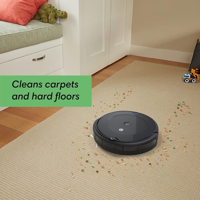 iRobot Roomba 694 Robot Vacuum-Wi-Fi Connectivity, Personalized Cleaning Recommendations, Works with Alexa, Good for Pet Hair, Carpets, Hard Floors, Self-Charging - Image 9