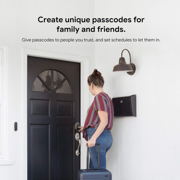 Google Nest x Yale Lock - Tamper-Proof Smart Lock for Keyless Entry - Keypad Deadbolt Lock for Front Door - Oil Rubbed Bronze - Image 5